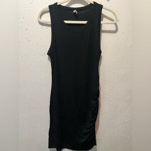 Wishlist Black Ruched Mini Dress